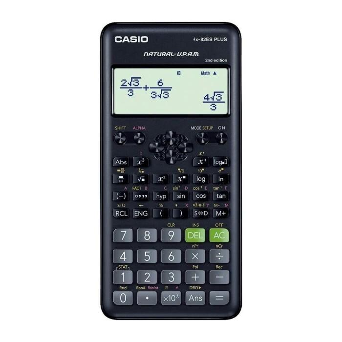 Gambar Calculator Casio fx-82ES PLUS-2 Kalkulator Standart Mini New Original - Hitam dari FixPrint Plus undefined Tokopedia