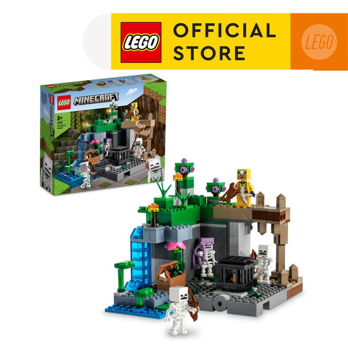 Gambar LEGO Minecraft 21189 The Skeleton Dungeon Building Kit (364 Pieces) Ma dari kurniasem undefined Tokopedia