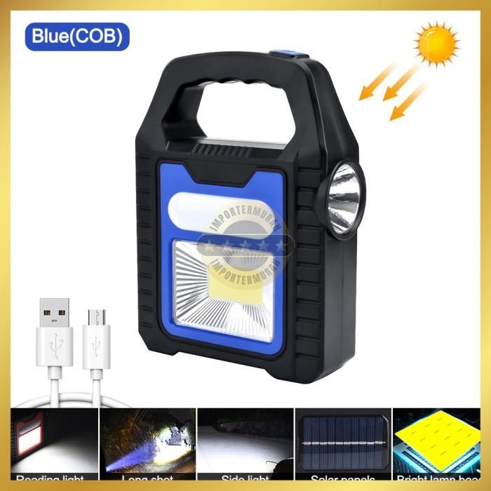 Gambar Senter Camping Lampu LED Solar Power Rechargeable COB - YD-878A dari importermurah undefined Tokopedia