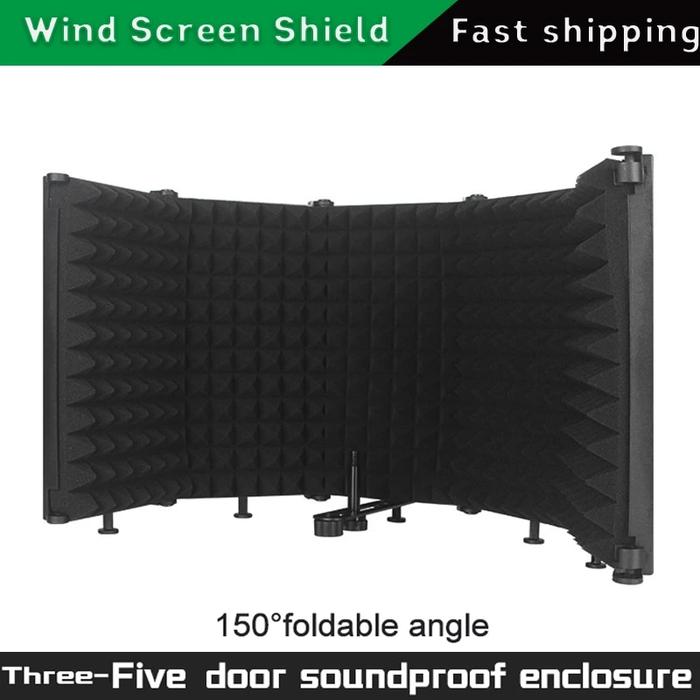 Gambar Recording Microphone Wind Screen Shield Board Sound-absorbing Cover dari Harjaya Mall undefined Tokopedia