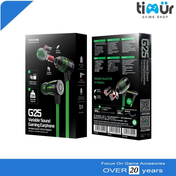 Gambar Plextone G25 Earphone Headset Gaming Ori Original PUBG ML Free Fire - Merah dari Timur Game Shop undefined Tokopedia