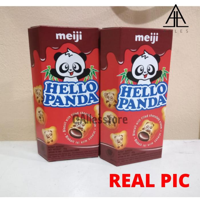 Gambar X AU HELLO PANDA CHOCOLATE MEIJI BISKUIT ISI KRIM COKELAT WAFER SNACK dari jjulliephanntrends undefined Tokopedia