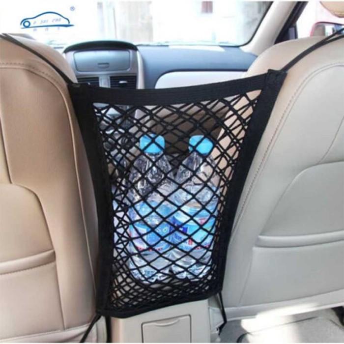 Gambar Jaring Mesh Penyimpanan Barang Mobil / Car Net Organizer / Car Seat dari bagusbeli undefined Tokopedia