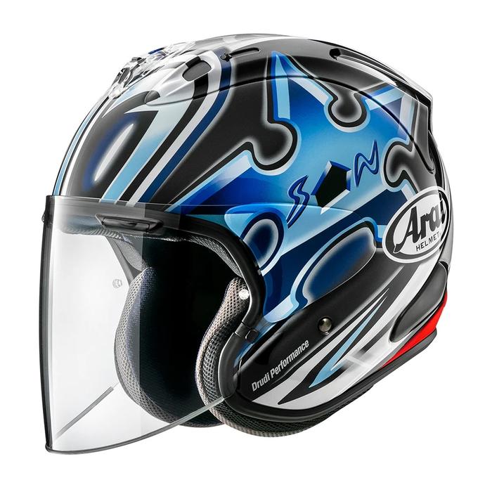 Gambar ARAI VZ-RAM Nakano Shuriken Silver Original Helm Half Face - M dari Arai Indonesia undefined Tokopedia