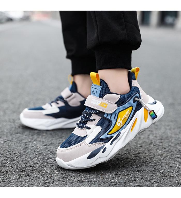 Gambar Sepatu Anak Sepatu Sneakers Anak Laki Laki Perempuan casual - 1876-D.BLUE, 39 dari gojekolshop undefined Tokopedia