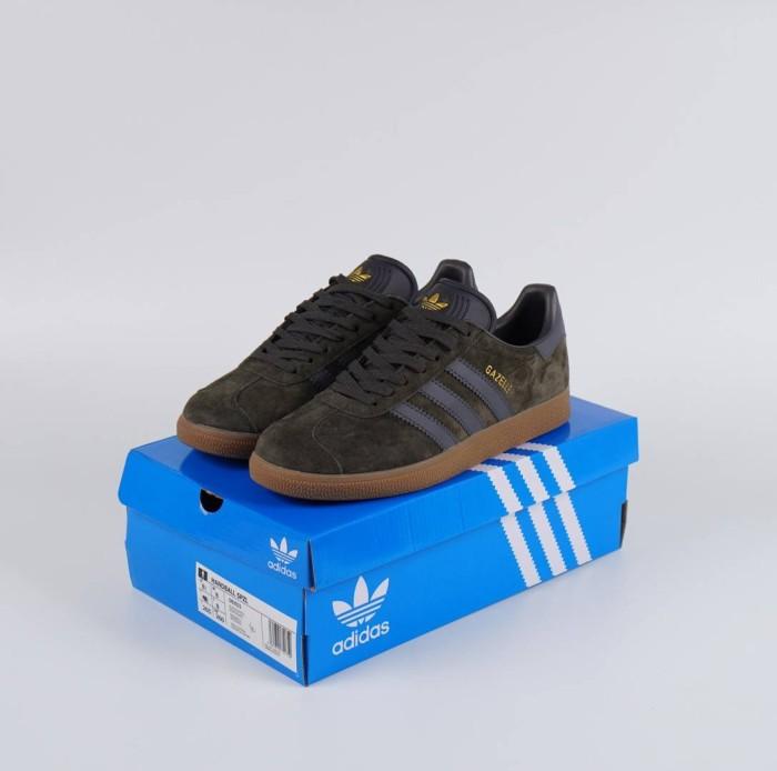 Jual Sepatu adidas Gazelle Utility grey gum BB2754 BNIB 39