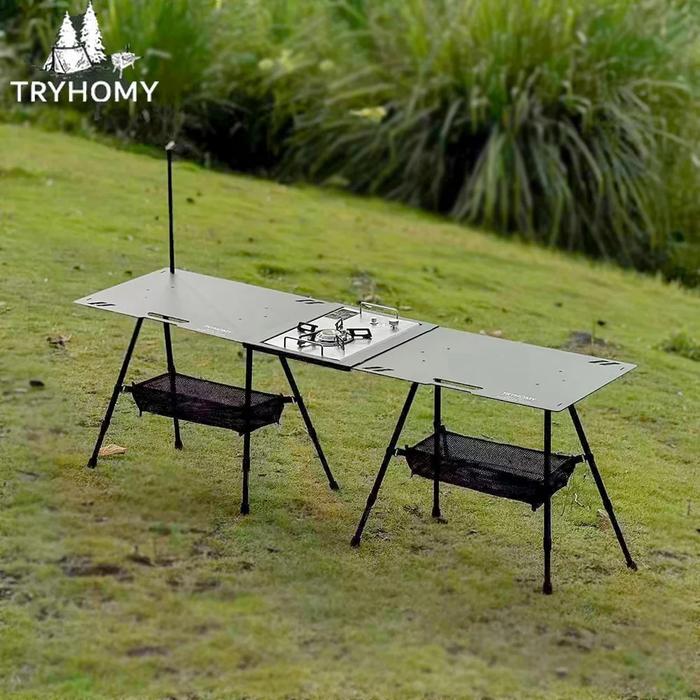 Gambar Camping Igt Table Set 2.5Mm Aluminum Alloy Folding Table With dari wellington13 undefined Tokopedia