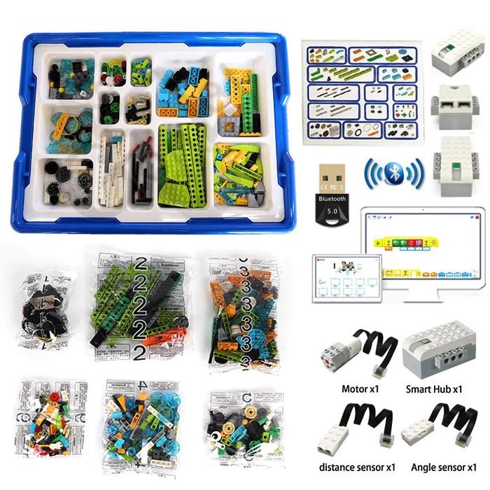 Gambar High-Tech Parts Wedoing Robotics Construction Core Set Building dari unepicose undefined Tokopedia