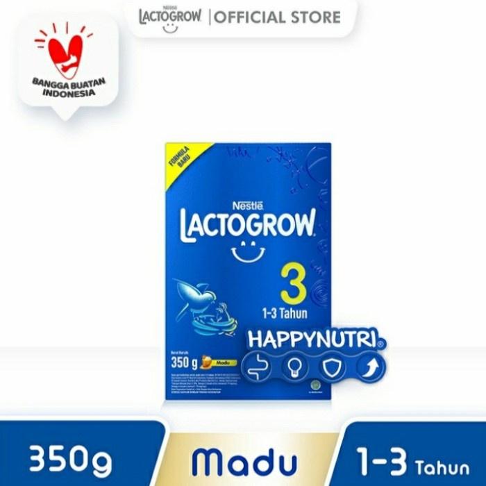 Gambar Lactogrow 3 Box 350gr - Susu Nestle Pertumbuhan (1-3 Tahun) Plain - original dari Kencana Swalayan_NEW undefined 4 Tokopedia
