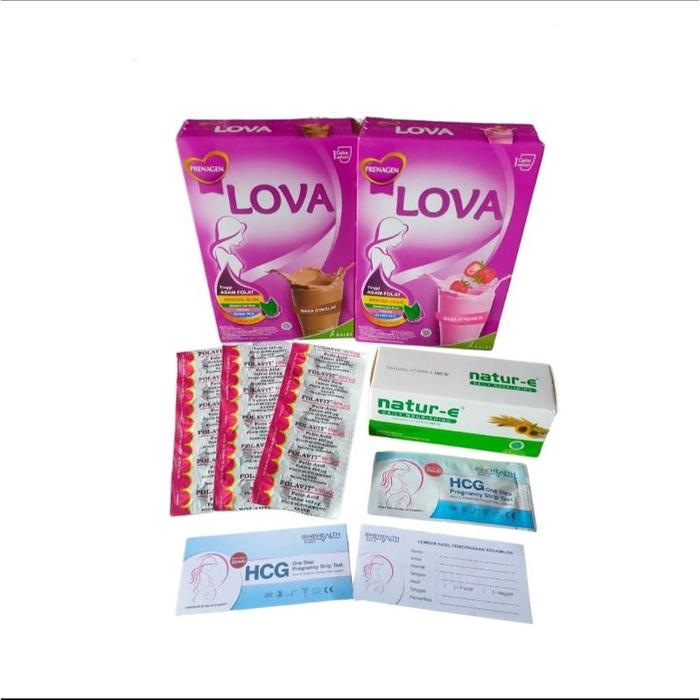 Gambar PROMIL PRENAGEN LOVA 2 BOX FOLAVIT DAN NATUR E FREE TESPEK ONEHEALTH - Cklt Straw, PROMIL LOVA dari Sumber_Berkah Store undefined Tokopedia