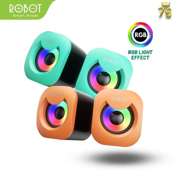 Gambar ROBOT Speaker USB RS180 Multimedia Portable / Speaker Music Mini dari 766hiStoreI undefined Tokopedia