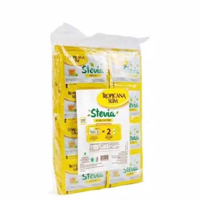 Gambar PTR Tropicana Slim Stevia Isi 100 sachet dari joseph mart undefined Tokopedia