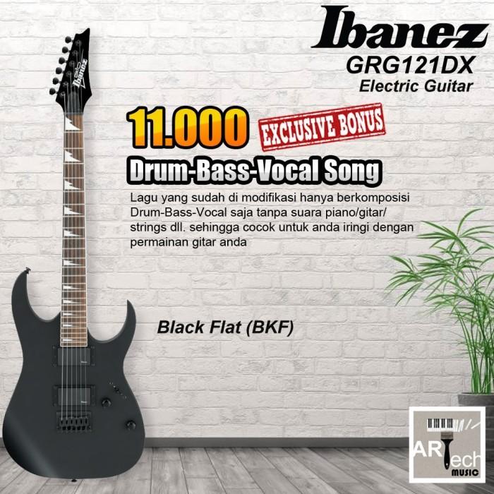 Gambar Ibanez GRG121DX / GRG121 DX / GRG 121DX / 121 Gitar Elektrik Original - Black Flat dari Artech Music undefined Tokopedia