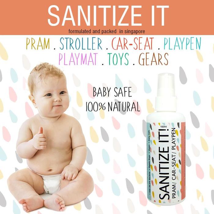 Gambar [A Product] SANITIZE IT Baby Safe Washer For Prams. Strollers, Playmat dari Knock On undefined Tokopedia