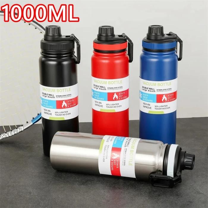 Jual 1000ML Outdoor Thermos Bottle Large Capacity Portable Sport