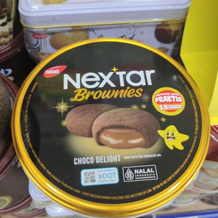 Gambar Nextar Brownis 171Gr, Nastar 171Gr, Noir105Gr Kaleng - Choco delight, 171gr dari Nikola Stores undefined Tokopedia