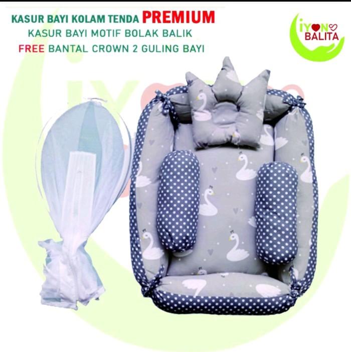 Gambar NEW PRODUCT 1|KASUR BAYI KOLAM TENDA PREMIUM / KASUR BAYI MOTIF BOLAK - KBP-01, TANPA KELAMBU dari RUANI CELL889 undefined Tokopedia