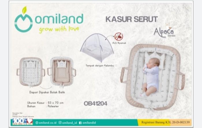 Gambar NEW PRODUCT OMILAND KASUR SERUT BAYI + KELAMBU ALPACA SERIES - OB41204 dari RUANI CELL889 undefined Tokopedia