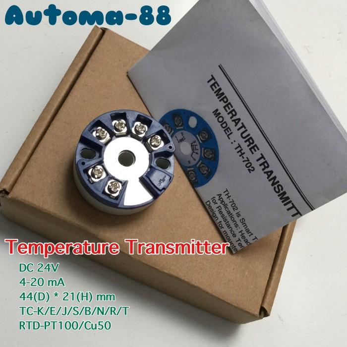 Gambar WISNER TH-702 TEMPERATURE TRANSMITTER 4-20MA 24VDC PT100 TYPE-K-T-R-S - PT100, Lainnya dari gantagantu undefined Tokopedia