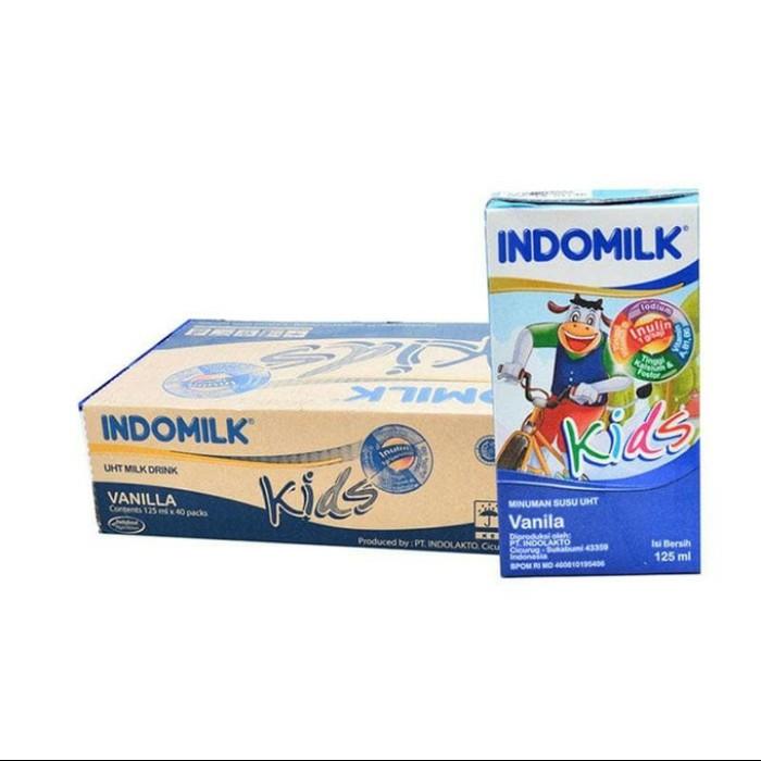 Gambar |EXPERT| Indomilk susu uht vanila@125ml1dus dari Plupie Shop undefined Tokopedia