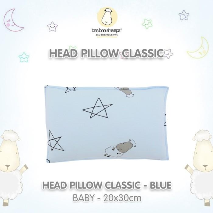 Gambar NEW PRODUCT BAABAASHEEPZ HEAD PILLOW BIG STAR SHEEPZ GREY BABY KIDS - Baby - Blue dari RUANI CELL889 undefined Tokopedia
