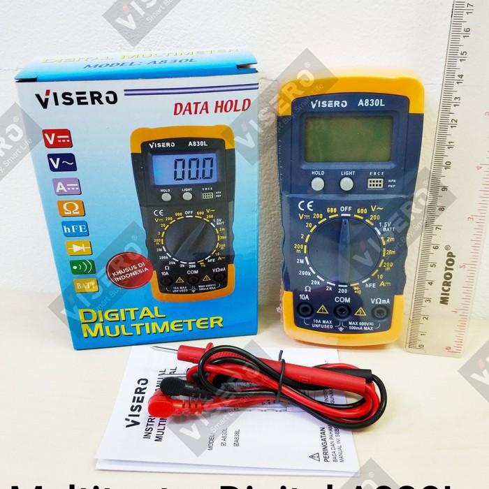 Gambar T1. Multitester/ Avometer/ Multimeter Digital Visero Yellow (A-830L) dari AdeliaAfiska undefined Tokopedia