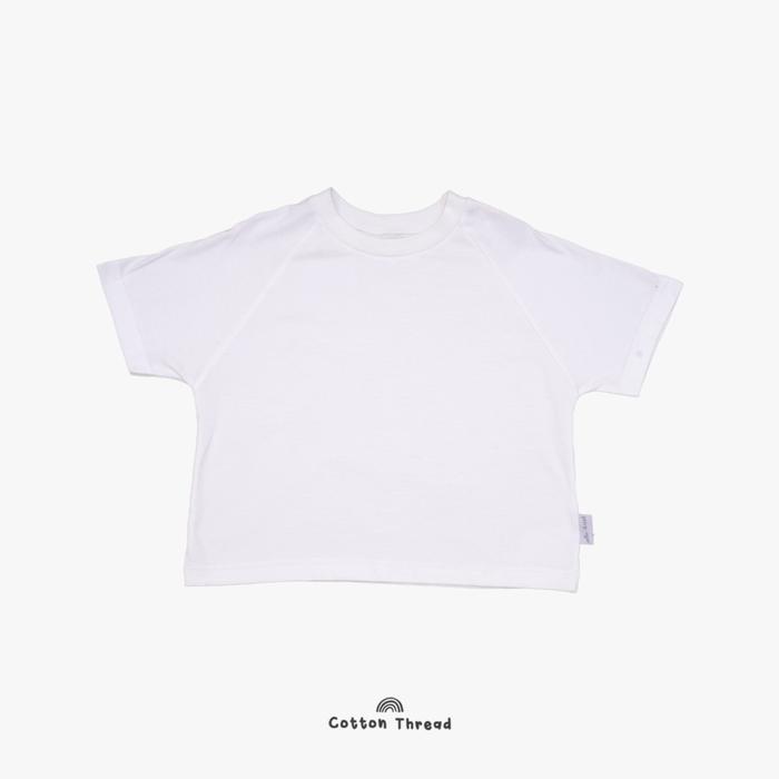 Gambar Oversized Tee Kaos Oversized Anak TENCEL | Kaos TENCEL | - ivory white, S (1-2 years) dari adonis poll undefined Tokopedia