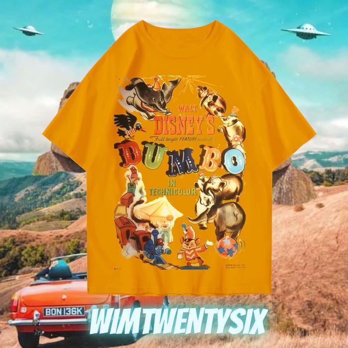 Jual New] Wimtwentysix Kaos Oversize Disney Dumbo Circus Vintage