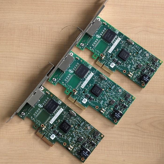 5 Soportes De Perfil Bajo Para Tarjetas De Red Intel I340-T2, I350-T2, HP, Dell - Montaje LP