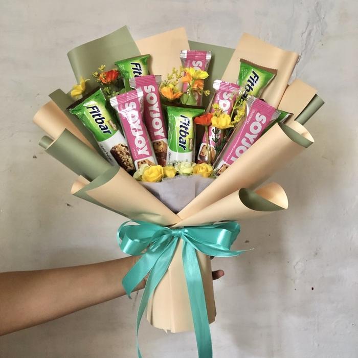 Gambar Terlaris!! (Ready) Bucket Snack Diet/ Fitbar/ Soyjo/Bucket Snack dari Pasare Halall undefined Tokopedia