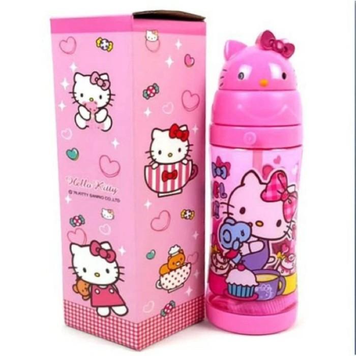 Gambar Botol Minum Kepala Karakter Doraemon Hello Kitty Keropi Mickey Mouse - Hello Kity dari ExpoShopX undefined Tokopedia