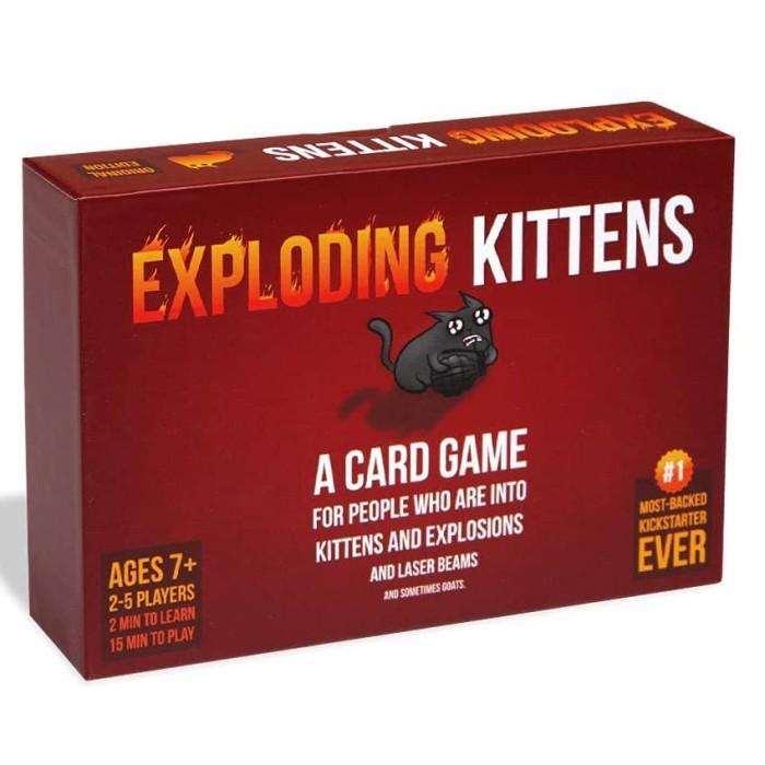 Gambar Board Game Game Card Exploding Kittens / Exploding Kitten - Kucing Merah dari CastlePeak undefined Tokopedia