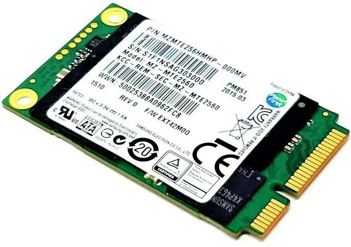 Jual Samsung 128GB 256GB 512GB 1TB mSATA PM851 SSD Internal - Main Image