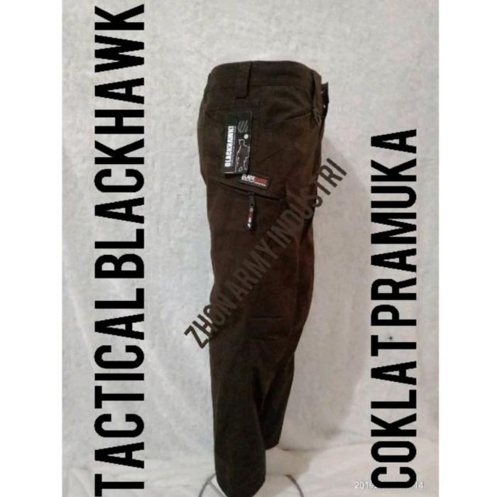 [Best Quality] (Coklat Pramuka) Celana Pdl Tactical Polisi Kargo COKLAT,  28 di Surya Rahman Shop Tokopedia