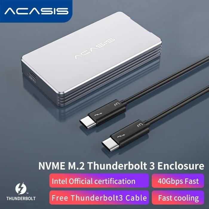 Jual Acasis Thunderbolt 40Gbps NVME SSD Enclosure 8TB