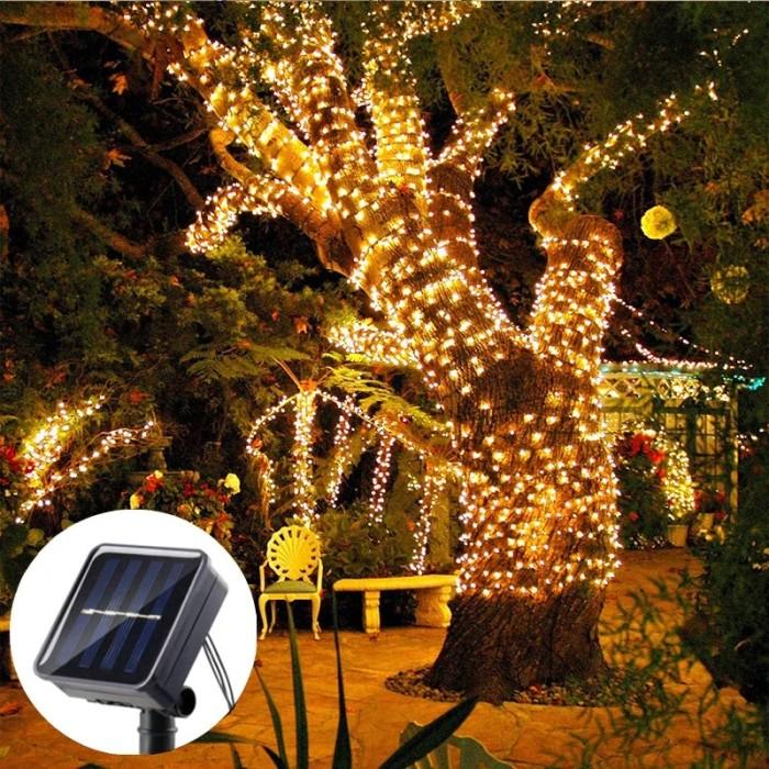 Gambar 32m/22m/7m Solar Fairy String Lights 300 LED Outdoor Garden Lighting dari Hogpen Market undefined Tokopedia