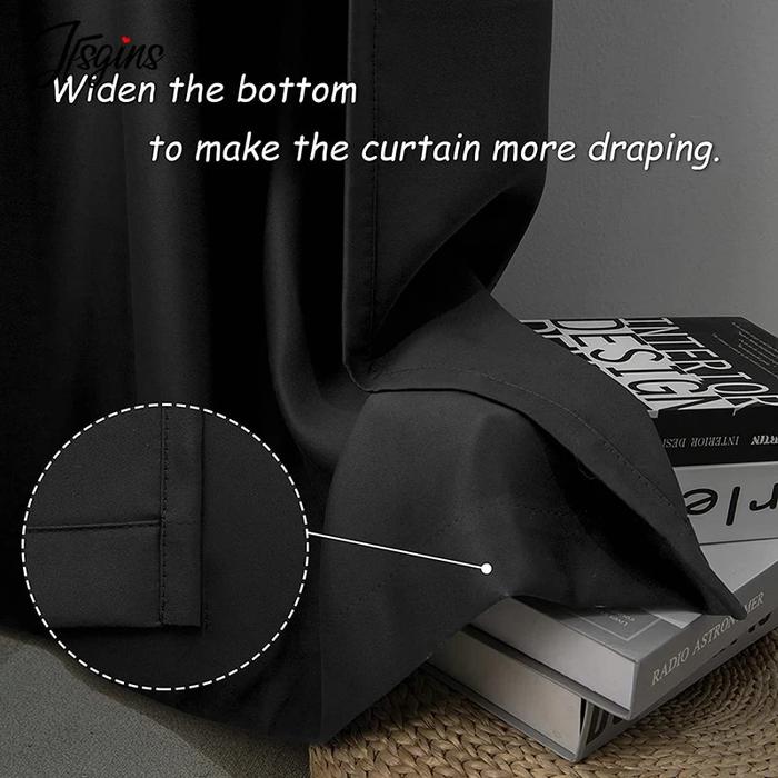 Gambar Blackout Short Curtains For Bedroom Opaque Blinds Curtain For Win dari Aniisah Store6 undefined Tokopedia
