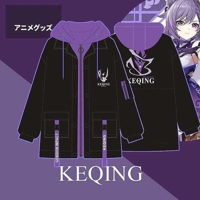 [Ready Stock] (Cod) Keqing Genshin Impact Oversized Jacket Cosplay XL di  Saburo Ojima Shop Tokopedia