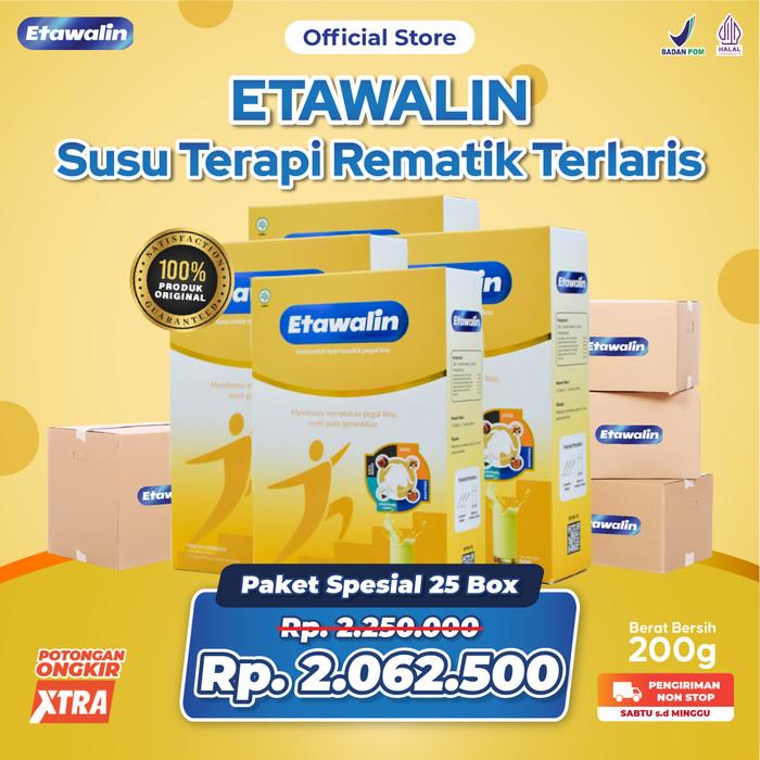 Gambar BIG SALE ETAWALIN Original Paket Spesial 25 Box Susu Terapi Rematik dari Harmoni Kue Mart undefined Tokopedia
