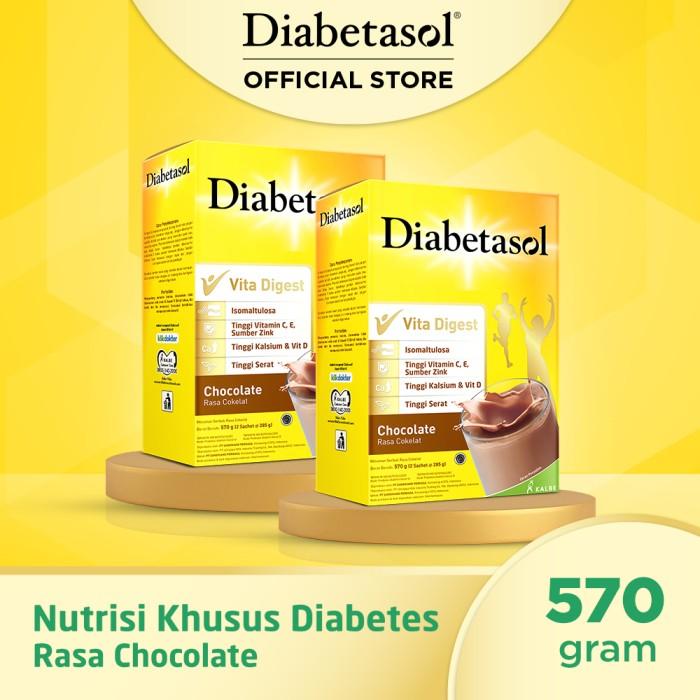 Gambar BIG SALE Diabetasol Chocolate 570g - 2 Pcs dari Harmoni Kue Mart undefined Tokopedia
