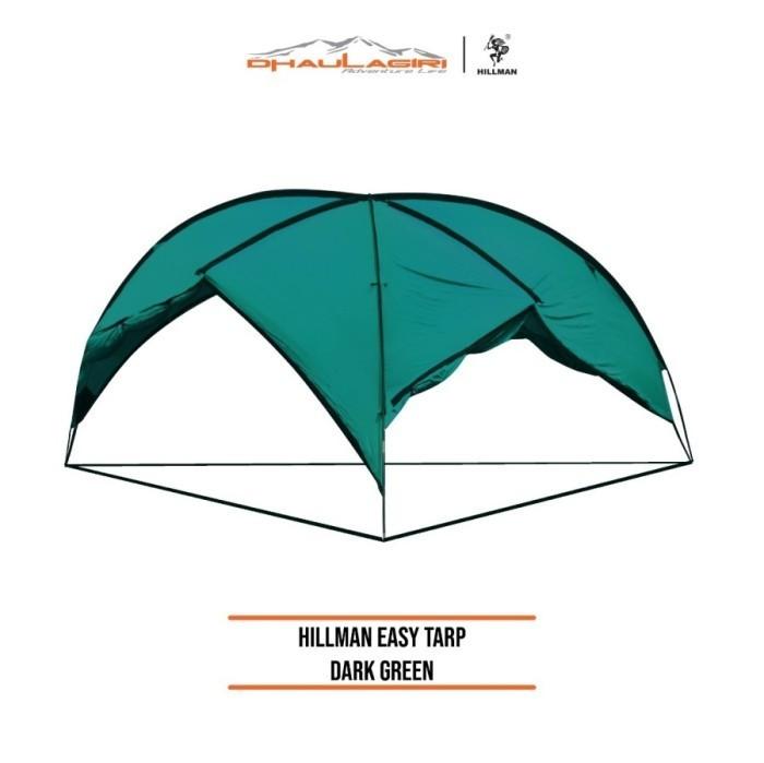 Gambar Tenda Camping Hillman Easy Trap Outdoor Hiking Tent Tenda Pantai Masak - Dark Green dari Artivic undefined Tokopedia