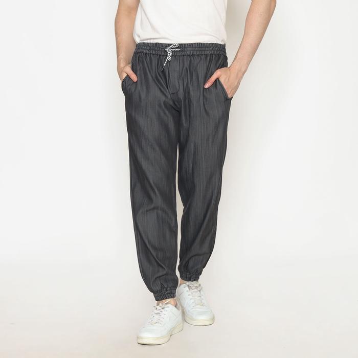 Gambar [Garansi] Papperdine - Celana Jogger Pria - 113 Grey Tencel Cotton - Grey Tencel, L dari Toko Anastasia Susanti undefined Tokopedia