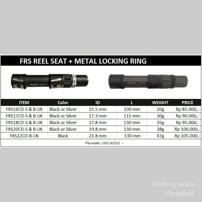 Gambar pancing reelseat ALPS spining size 22 dari rizkistoree01 undefined Tokopedia