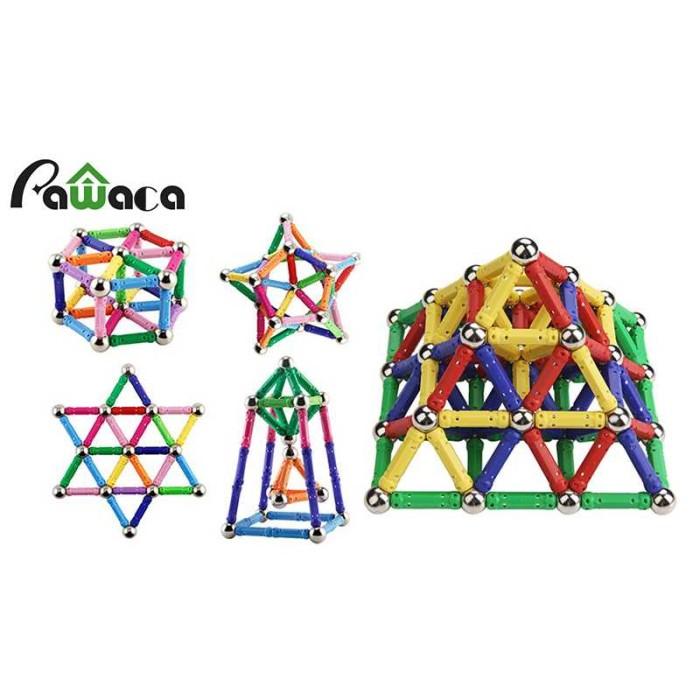 Gambar Pawaca Mainan Rakit Kreasi Magnetik Building Sets - D9-618 - Multi Warna dari AKSESORIS NARMII undefined Tokopedia