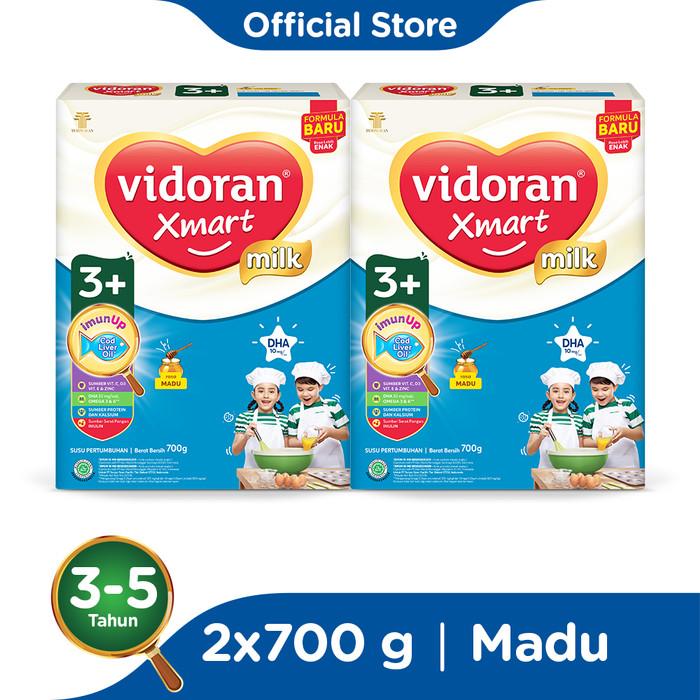 Gambar Vidoran Xmart 3+ Imun Up Susu Formula Madu [700 G/2 Pcs] dari warung jantan16 undefined Tokopedia