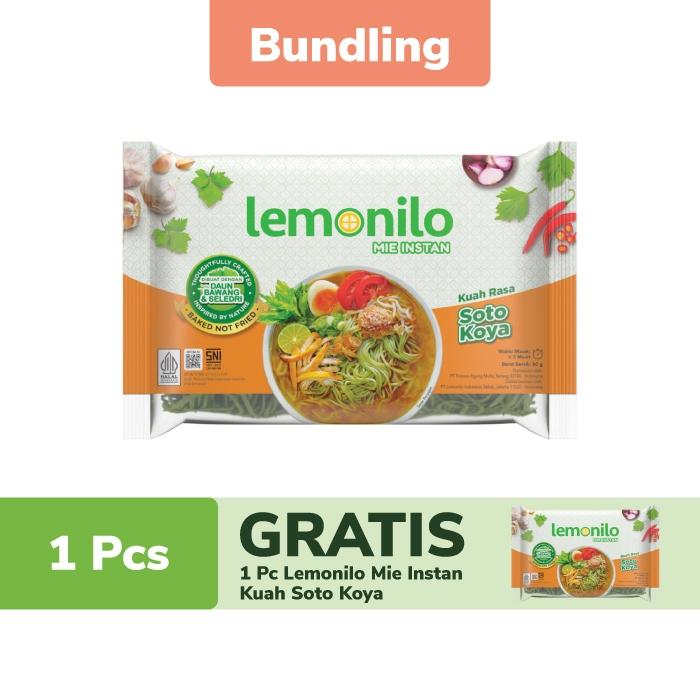Gambar Buy 1 Get 1 FREE Lemonilo Mie Instan Rasa Soto Koya 60g dari Yuhinagyu undefined Tokopedia