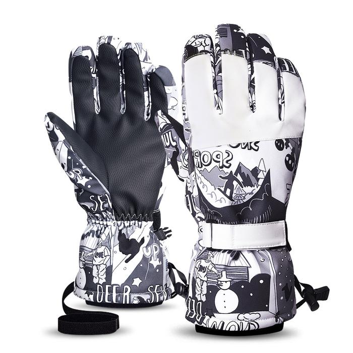 Gambar Men Women 10 finger Touch screen Ski Gloves Winter Warm Snowboard dari vulvo undefined Tokopedia