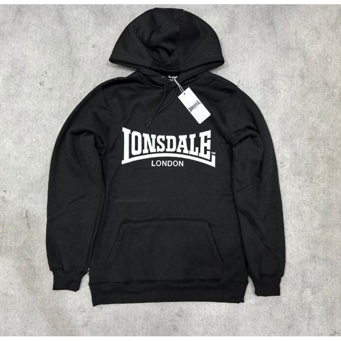 [Ready Stock] Hoodie Lonsdale Essentialss Black Original Black, S di  Saburo Ojima Shop Tokopedia