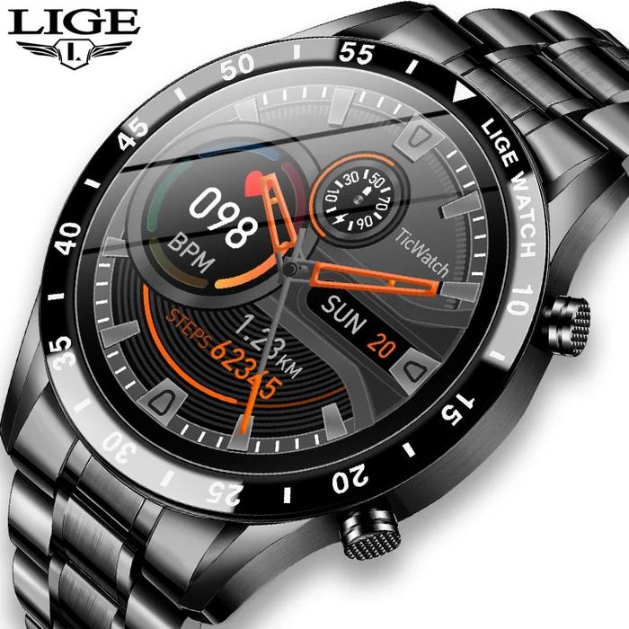 Lige 2021 New Fashion Smartwatch Bluetooth Call Sport Mens Watch
