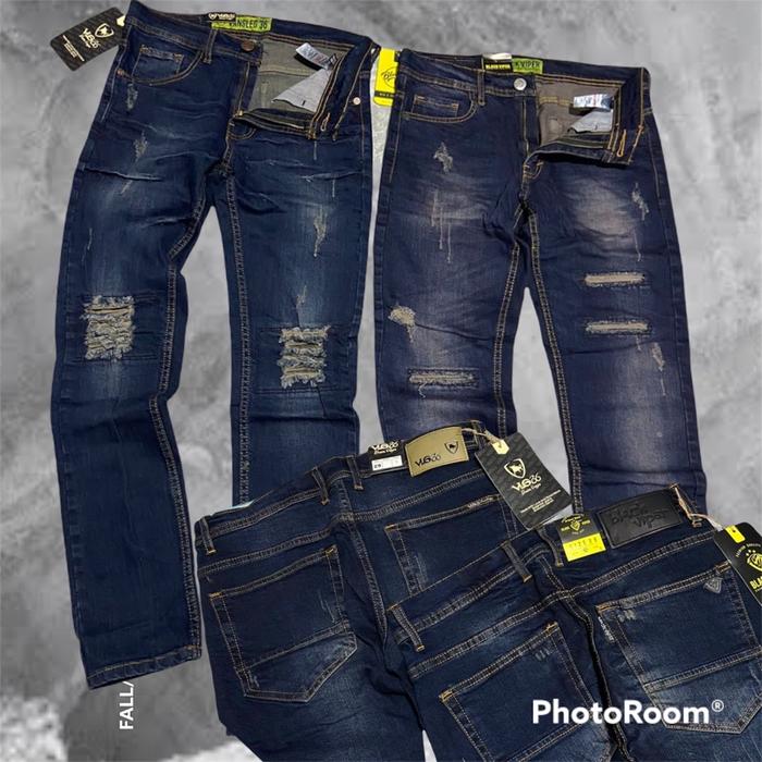 Gambar [Best Quality] Promo Ripped Jeans Sobek Vlg46 Murah Meriah Bonus - 2, 32 dari Rizka Noviyanti market undefined Tokopedia